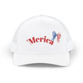 'Merica Patriotic Trucker Cap – American Flag Bow Snapback Hat for 4th of July